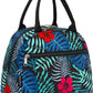 FlowFly Insulated Lunch Cooler Bag - Tote Bag Organizer for Women/Men, Leaf