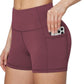 baleaf Women's 8"/ 5"/ 3" Biker Shorts High Waist Yoga Workout Gym Running Volleyball Spandex Shorts with Pockets