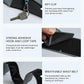 WATERFLY Running Belt Fanny Pack: Slim Waist Bag for Men Women, Workout Fitness Phone Holder for Exercise Marathon Jogging-Grey