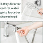 Sink Hose Shower Sprayer Attachment - Faucet Extension w/ 5 Adapters For Bathroom Bathtub, Kitchen Faucet, Utility Laundry Tub, Garden Hose Thread Spout For Delta, Moen, Kohler, American Standard