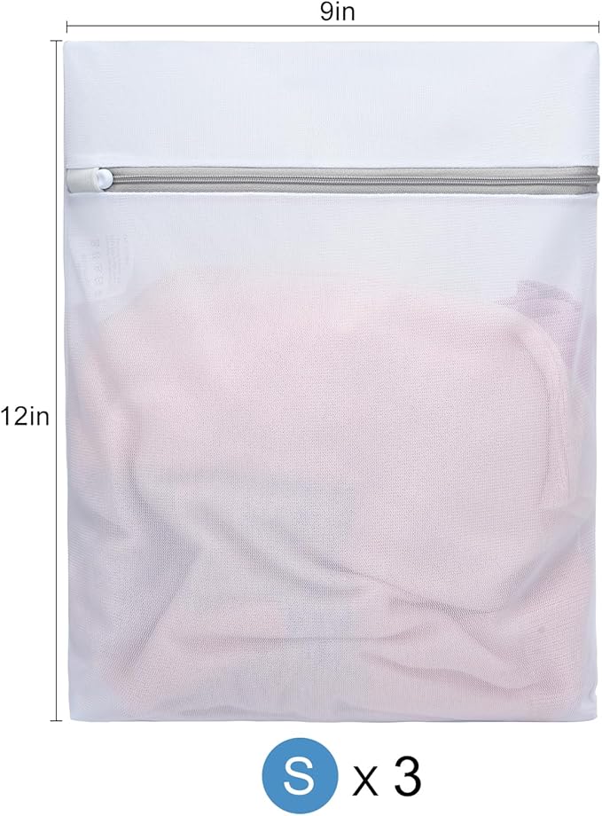 BAGAIL Laundry Bags Mesh Wash Bag for Intimates Lingerie and Delicates(3S)