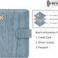 Melsbrinna Rfid Passport Holder for Travel women/Men, Cute Passport Wallet Rfid Blocking Card Slots, Rfid Passport Cover/CaseTravel Wallet, Passport Book Holder (1, Blue1)