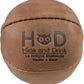 Hide & Drink, Stress Ball, Relieve Fidgeting and Anxiety, Exercise Hand, Squishy Tension Accessory, Great for The Office, Classic Style, Full Grain Leather, Handmade, Single Malt Mahogany