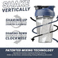 HELIMIX 1.5 Vortex Blender Shaker Bottle Holds Upto 20oz | No Blending Ball or Whisk | USA Made | Portable Pre Workout Whey Protein Drink Shaker Cup | Mixes Cocktails Smoothies Shakes | Top Rack Safe