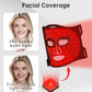 VYM Infrared Light Therapy Mask: High Energy Skincare Device for Glowing Skin – Ultra-Thin 1.8mm 4.6oz, 830nm 633nm 590nm, Cordless Red Light Therapy for Face Luxury Gift - Black Windmill