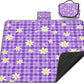 Extra Large Picnic Blanket Waterproof,80"x 80"Foldable Machine Washable Beach Blanket,Outdoor Blanket for 6-8 Adults,Suitable for Indoor Crawling,Park Beach,Camping,Hiking,Family Travel(Purple)