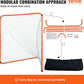 VEVOR Portable Lacrosse Goal - Complete Training Accessory Set with Extended Coverage for Youth and Adults