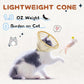 Supet Cat Cone Collar After Surgery, Soft Mesh Recovery Collar to Stop Licking and Scratching, Plastic Cone Alternative for Small Kitten, Medium, Large Cats ()