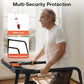 Foldable Walking Treadmill for Seniors with Long Handrails, APP Control & 3D Virtual Scenes – 3.0HP Quiet Motor, 300 lb Capacity, Shock Absorption – Ideal for Home, Office & Small Spaces