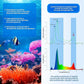 Lominie LED Aquarium Light, Full Spectrum Fish Tank Clip-on Saltwater Planted Light With Adjustable Gooseneck for Coral Tanks, Dimmable Nano Refugium Supports Remote WiFi