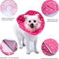 Adjustable Dog Cat Cone,Soft Recovery Cat Cone Collar,Dog Protective Collar for Cats and Puppy Surgery,Pink,Small