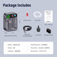 Live Bait Aerator,Ultra-Long Battery Life,Rechargeable Aquarium Air Pump 3w/24GPH(1800mAh Single Hole) IPX4 Magnetic Charging Design,Suitable for Fishing Enthusiasts,with Hose and Stone