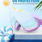 NSSIW Swim Goggles Swimming Kids-Goggles: Anti Fog No Leak with Nose Clip Earplugs for Girls Boys Youth 6-14 3 Pack