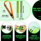 Saintrygo 6 Pcs Reflective Sash for Walking at Night Reflective Strap Arm Band High Visibility Belt Safety Ankle Strap for Visibility Vest Clothing Running Gear