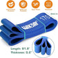 Resistance Bands for Working Out, Exercise Bands, Workout Bands, Pull Up Assistance Bands for Body Stretching Training Physical Therapy Muscle Training for Men & Women