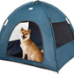 Navy Blue Large Outdoor Cat & Dog Tent - Waterproof, Washable, Indoor/Outdoor, Cave Nest Bed