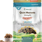 NaturVet Scoopables Quiet Moments Cat Calming Aid - Promotes Calm with Stressful Events Storms, Fireworks, Travel, Separation Anxiety - Cat Health Supplement w/Melatonin - Salmon Flavored | 5.5oz Bag