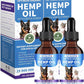 Hemp Seed Oil for Dogs and Cats - Omega-3, 6, 9 Rich Organic Extract - Eases Pet Anxiety, Pain, Skin & Coat Health - Stress Relief, Hip & Joint Support - Calming Treats (2 Pack)