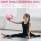 Pilates Ball, 9 Inch Small Exercise Mini Soft Workout Yoga Ball with Exercise Guide, for Home Gym Yoga, Pilates, Core Training, Workout, Balance, Stability