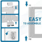 Citylife Dog Playpen with Door Clear Pet Playpen for Indoor Outdoor Easy to Install and Remove Puppy Playpen for Dogs, Cats, Bunnies, Pigs, 10 Panels