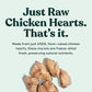 Little Hunter Freeze Dried Dog Treats - Chicken Hearts - Raw Single Ingredient Chicken Heart Dog Treats for Snacks, Training, Dog Food Toppers - All Natural, Healthy Dog & Puppy Treats, 2 oz