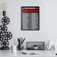 Gwisml 40 Reasons To Workout Wall Art,Inspirational Exercise Fitness Canvas Frame Paintings For Gym Sports Room Home Workplace Wall Art Decor