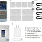 iStim TENS EMS Muscle Stimulator, EV-906 for Pain Relief and Muscle Strengthening, Japanese Gelled Electrodes Included