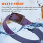 Dogline Biothane Waterproof Dog Collar Strong Coated Nylon Webbing with Black Hardware Odor- Proof for Easy Care Easy to Clean High Performance Fits Small Medium or Large Dogs, Violet Purple
