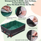 Travel Litter Box for Cats, Foldable Portable Litter Box, Leak Proof Cat Travel Carrier with Kitty Litter Scoop Bowl, Collapsible Waterproof Odor Free Easy Carrier for Car Outdoor, X-Large