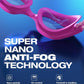 ZIONOR G1 Nava Super Anti-Fog Unisex Swim Goggles Mirror/Bright Smoke Lens