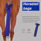 Harrison Howard Stretchy Tail Guard - Breathable Horse Tail Protection, Slip On Design, 2 Strand Closure Straps, 22" L Length - Navy