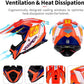 VCOROS H637 Adult Motocross Helmets ATV Dirtbike BMX MX Offroad Adventure UTV Helmets DOT Approved