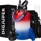 Half-Gallon Vacuum Water-Bottle with Sleeve, Paracord Handle, Straw & Spout Lid, 64oz Stainless Steel Insulated Water Jug, Cold-48h & Hot-24h Triple-Wall Metal Vacuum Flasks for Sports Hiking Camping