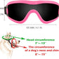 Small Dog Sunglasses with Adjustable Strap UV Protection, Winproof Puppy Sunglasses, Suitable for Dogs Eyes Protection，Soft Dog Goggles