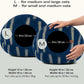 MEOWFIA Cat Cave – Premium Felt Cat Bed for Indoor Cats, Handmade 100% Merino Wool (Large, Deep Azure)