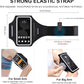 GUZACK Phone Holder for Running with Zipper Pouch, Running Armband for iPhone 16 Pro/15/14/13/12/11 Pro Max/Plus/XR/XS, Galaxy S25/S24/S23/S22, Cell Phone Arm Holder with Key Pocket & Card Slot