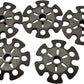 5 pcs Removable Mud Ski Basket Trekking Pole Snowflake Basket,Removable Mud Ski Basket Replacement Accessory for Hiking Poles