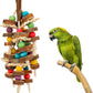 Rypet Wood Bird Chewing Toys for Cage Wall, Wooden Bird Cage Toy for Helping to Trim Beak, Birds Toys Parrot Toy for African Grey Parrots Cockatoos Amazon Parrot and Other Small to Medium Parrots