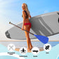 2 Set of 3 Pieces Sup Paddle Board Paddle Kayak Adjustable Stand up Oar Aluminum Alloy Lightweight Replacement Paddleboard Detachable Aluminum Alloy Shaft for Surfing Fishing