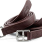 Jeereal Stability English Stirrup Leathers with Strong Nylon Core for Equestrian Riding