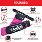 Archery Arrow Quiver - Adjustable Waist Hanged Quiver with 3 Removable Tubes & Pockets for Archery Arrows Case & Equipment - Ideal for Hunting & Target Practice - Right Handed Only