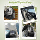Expandable Cat Backpack,Cat Bubble Backpack Carrier for Carrying Cats, Pets and Small Dogs,Airline-Approved,Designed for Travel, Hiking, Walking,Car （Black