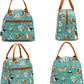 FlowFly Insulated Lunch Cooler Bag - Tote Bag Organizer for Women/Men, Dog