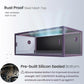 85 Gallon Reptile Tank, Front Opening Snake Tank for Easy Maintenance, Reptile Enclosure with Top Screen Ventilation 48''x24''x18''