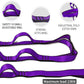 Aerial Yoga Hammock Daisy Chains Strap, Strong 22kN Adjustable with 10 Loops, No Stretch, Climbing Strap Nylon Chain Sling for Aerial Yoga,Swing, Hammock, Suspension, Exercise