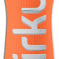 Cirkul 22oz. Orange Plastic Grip Squeeze Water Bottle & Sport Lid, BPA-Free, Non-Slip Design for Gym, Biking & Sports