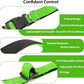 Reflective Dog Collar Padded with Soft Neoprene Breathable Quick Release Basic Dog Collars for Large Dogs Green Boy Girl