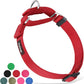 Hyhug Heavy Duty Nylon Escape Proof Adjustable Martingale Large Boy and Girl Dog Collar - Walking Training Daily Use.(Large,Red)