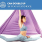 Aerial Silks Starter Kit - Durable 9 Yards of Aerial Yoga Hammock with Hardware & Guide - Aerial Swing for Acrobatic Flying Yoga & All Levels (Aerial Rigging Point Up to 13ft)