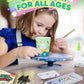 RGBDOT Kids Gardening Set Paint and Plant Stoneware Flower Growing Kit with 6 Pots and Gardening Tools Arts and Crafts for Kids Ages 8-12 Best Children’s Day Gift for Girls Boys Ages 5 6 7 8 9 10
